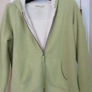 L.L. Bean Woman's Fleece lined hoodie, Medium